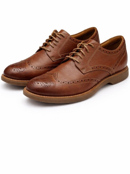 Sperry Top Sider Brown Leather Wingtip Oxford Shoes Men\'s Size 9 Brogue Dress
